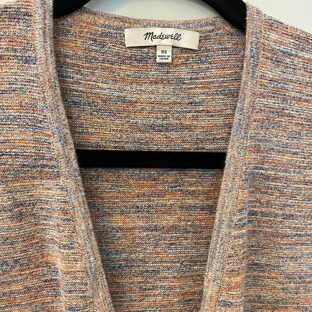 MadeWell Open Front Cardigan Women Size XS - Picture 4 of 7